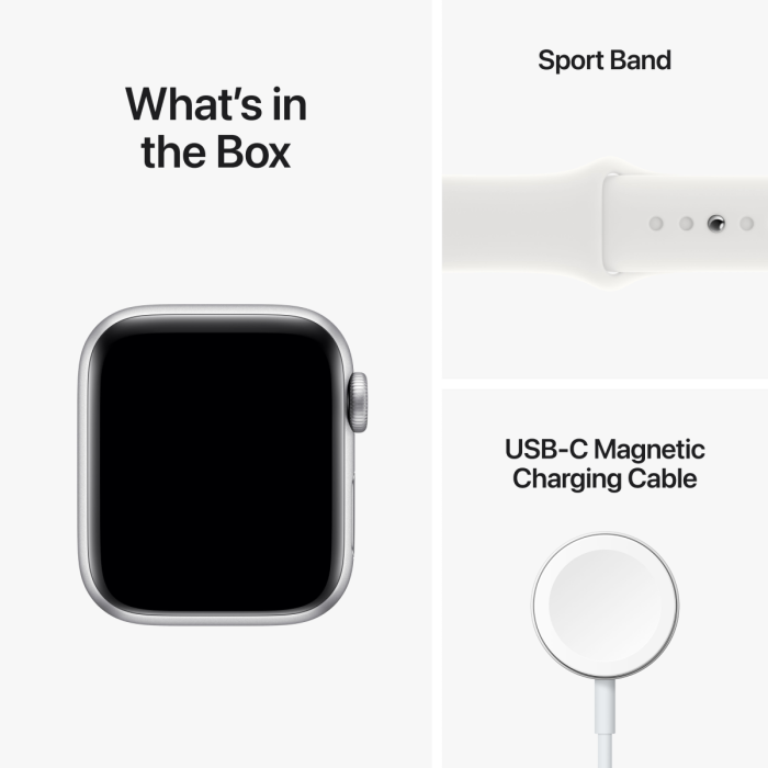 Silver white sport band cheap