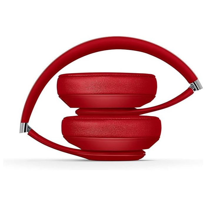 Beats by Dr. Dre Studio3 Wireless Bluetooth Headphones Red Core Over Ear Active Noise Cancellation On ear volume control Wired