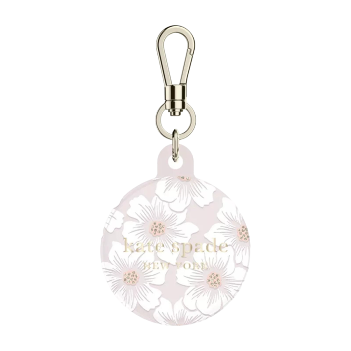 Kate Spade AirTag Keychain Holder Hollyhock Blush