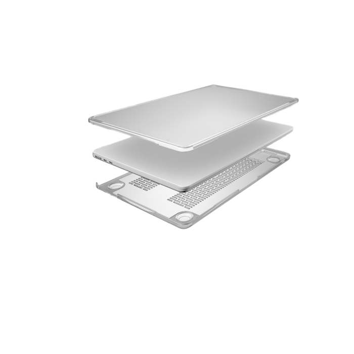 Moov MacBook Air 15 inch M2 M3 Matte Hardshell Case Clear