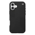 Front view of Black Speck iPhone 16 Plus Presidio Pro Grip Case 