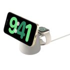 Belkin BoostCharge Pro with iPhone and Apple Watch on the dock