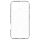 Front view of clear Moov iPhone 16 Plus DropSafe MagSafe Case