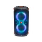 JBL PartyBox 110 Bluetooth Portable Speaker with blue and green light show