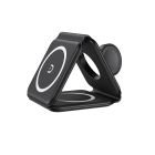 charger for iPhone, Apple Watch and AirPods folded in a triangle 