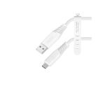 Front view of Moov PowerMotion USB-A to USB-C 1.2m Cable - White

