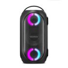 front view of speaker with lights