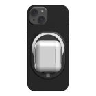 Porcupine AirPack AirPods MagSafe Holder with AirPods connected to iPhone