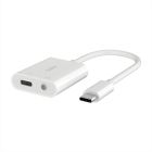 Belkin RockStar 60W 3.5mm Audio + USB-C Adapter - White