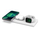 wireless charger with iPhone, AirPods and Apple Watch charging 