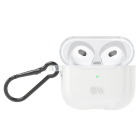 front view of airpods case with clip on the side