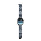 Watch strap fitted to Apple Watch face
