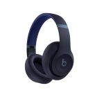 Right side of the Beats headphones with the power button and headphones' non-detachable  cushions.