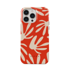 design on case placed on phone