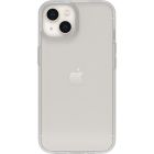 front view of clear case placed on iPhone 13