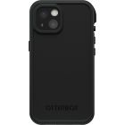 back view of case with square frame for camera section and brand name at the bottom