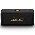 Front view of the Emberton speaker showing the Marshall branding.