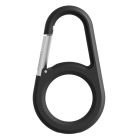Display of Belkin Secure Holder with Carabiner for AirTag - Black 