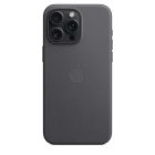 Apple iPhone 15 Pro Max FineWoven Case with MagSafe - Black. Back