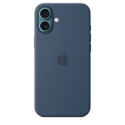 silicone case placed on iPhone 16 Plus