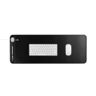 OrbitKey Organising Desk Mat with mouse and keyboard and pen slot and cable on the left
