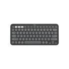 Logitech Pebble Keys 2 K380s Bluetooth Keyboard - Tonal Graphite. Top view