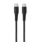QDOS PowerMotion USB-C to USB-C 1.2m Cable - Black