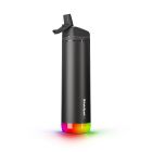HidrateSpark PRO 621ml Smart Water Bottle with Straw Lid - Black