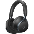 Anker soundcore Space One Active Noise Cancelling Headphones - Black. Front and side view