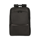 front of backpack with different compartments 