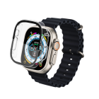 Apple Watch Ultra screen protector with black rim around case