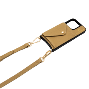 Back view of Iphone case with strap 
