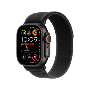 Side view Apple Watch Ultra Black