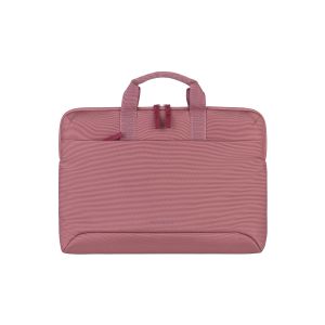 bag with two handles on the top and zips