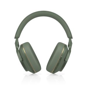 Bowers & Wilkins PX7 S2e Over-Ear Noise Cancelling Headphones - Forest Green. View from front