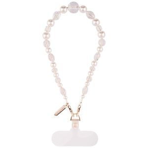 Case Mate Phone Charm Universal Wristlet - Beaded Crystal Pearl