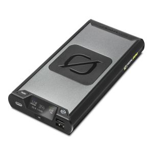 powerbank with connection ports at the bottom