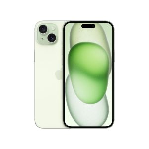 iPhone 15 Plus 6.7‑inch (diagonal) all‑screen OLED display and dual camera system.