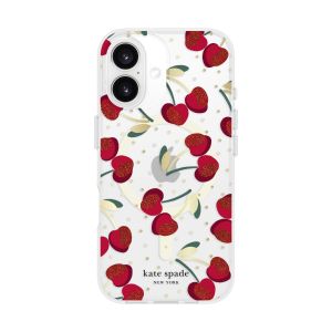 Back of the Kate Spade iPhone 16 case showing the dual camera