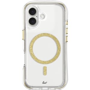 Front view of Laut Aero Sparkle with iPhone 16 Plus 
