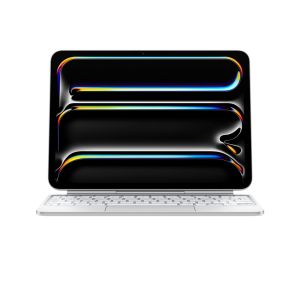 iPad Pro 11-inch snugly encased in the Magic Keyboard for a sleek and professional look.