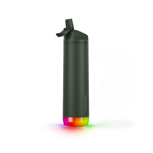 HidrateSpark PRO 620ml Smart Water Bottle with Straw Lid - Forest Green