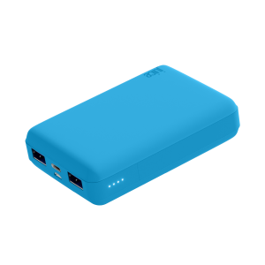 Juice power bank with 2 x USB-A, 1 x USB-C and Micro-USB Ports