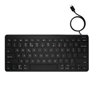 keyboard with cable attached