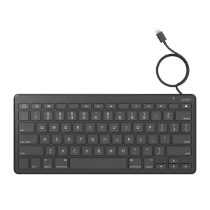 ZAGG Universal Lightning Wired Keyboard US/UK English - Black