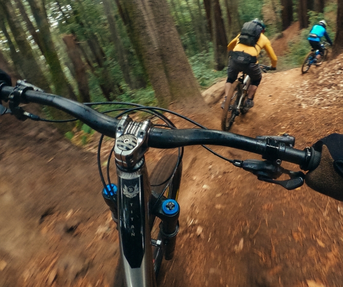 Mountain biking