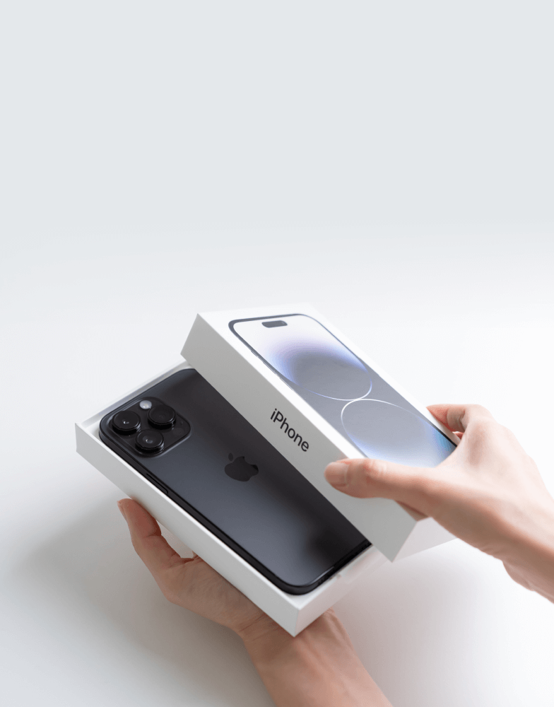 Unboxing a new product