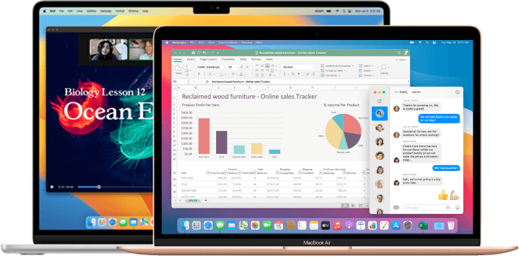 MacBook Pro and Air