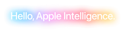 Hello, Apple Intelligence
