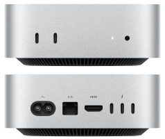 Mac mini M4 ports